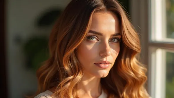 Custom organic hair colour service at Ash and Ivy Salon in Evans, GA